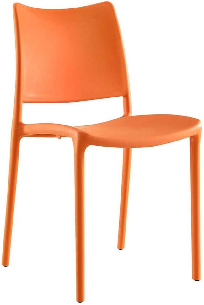 Modern Stackable Molded Plastic Dining Chairs