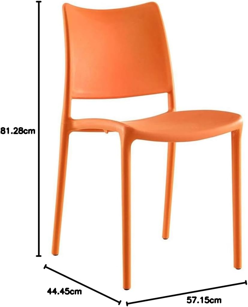 Modern Stackable Molded Plastic Dining Chairs