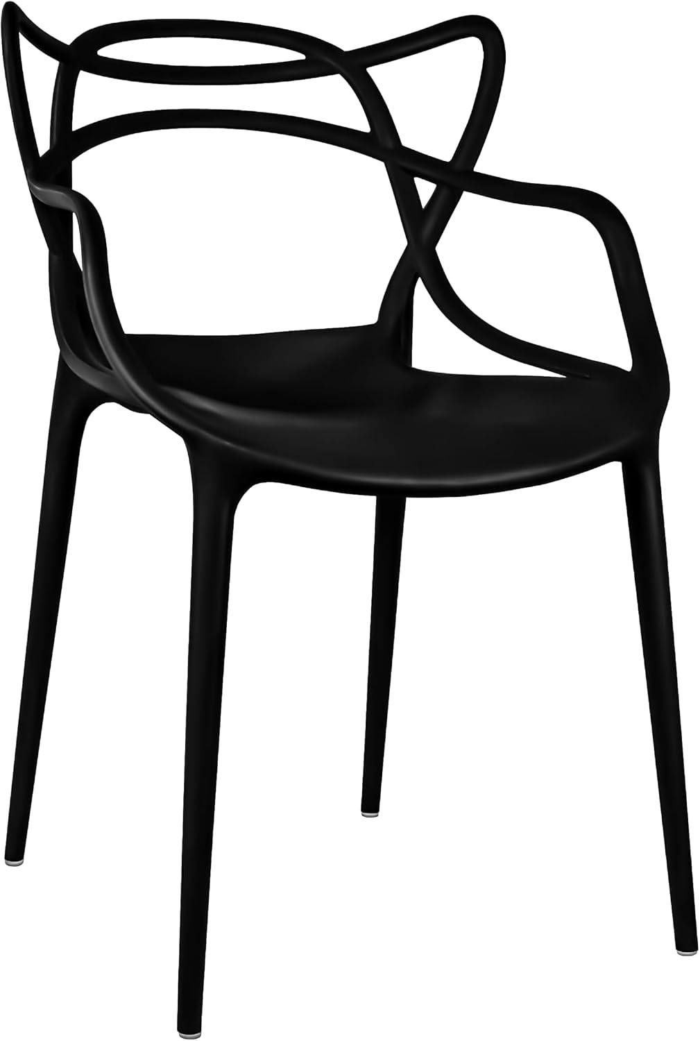 6‑Pack Weather‑Resistant Stackable Plastic Dining Chairs