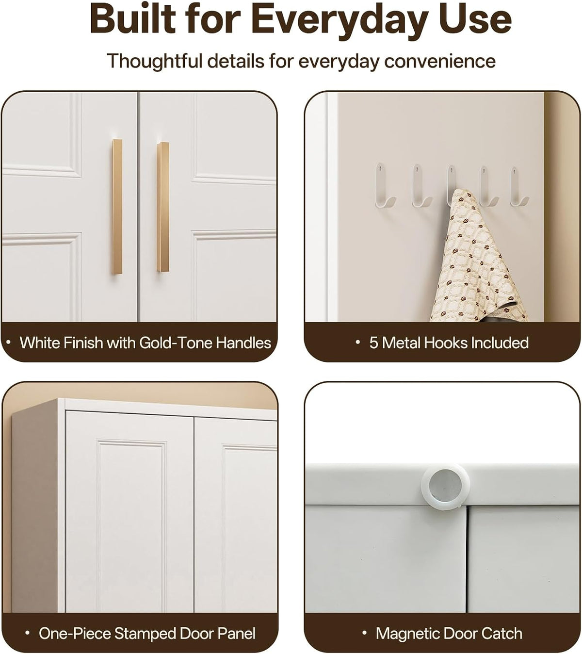 Tall Metal Kitchen Pantry Storage Cabinet