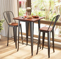 2‑Piece Compact Bistro Table Chair Set