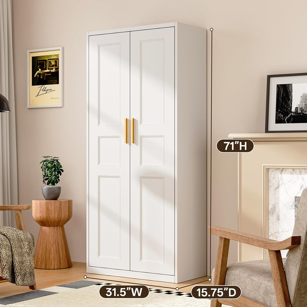 Tall Metal Kitchen Pantry Storage Cabinet