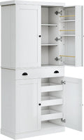 Tall Kitchen Pantry Cabinet With Drawer Racks