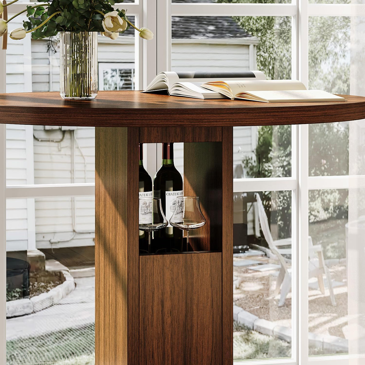 3‑Piece Industrial Counter‑Height Bar Dining Set