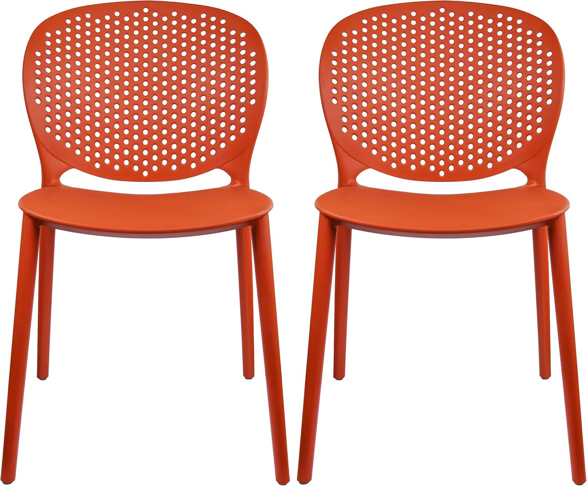 Modern Stackable Weather‑Resistant Patio Dining Chairs