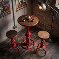 3‑Piece Vintage Industrial Bistro Bar Set