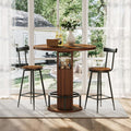 3‑Piece Industrial Counter‑Height Bar Dining Set